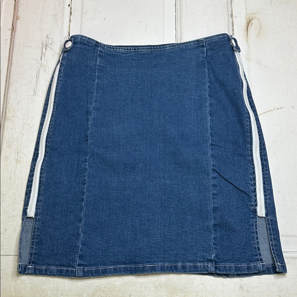 DAVI & DANI Blue Denim Skirt